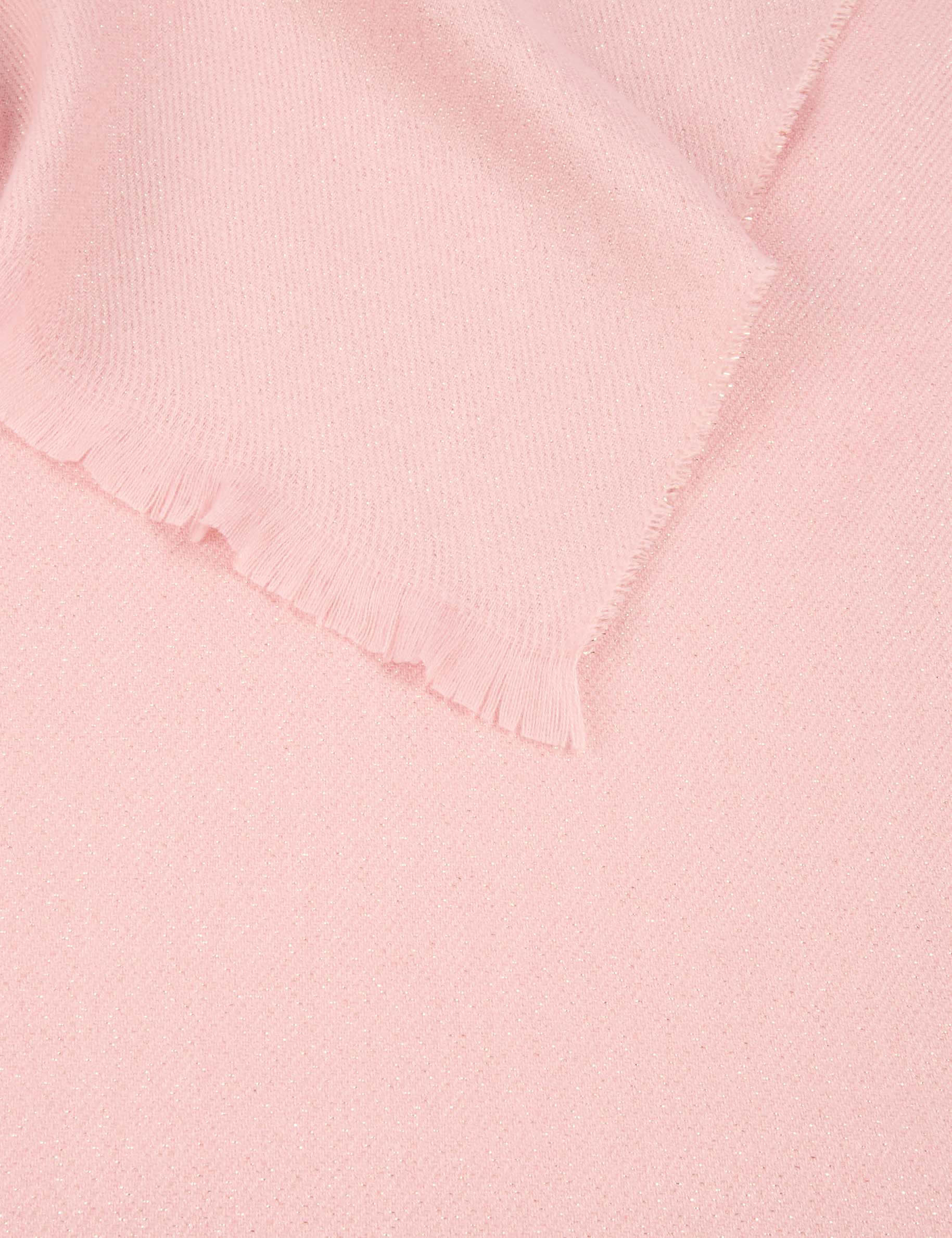 echarpe rose poudree femme Écharpe rose poudrée femme