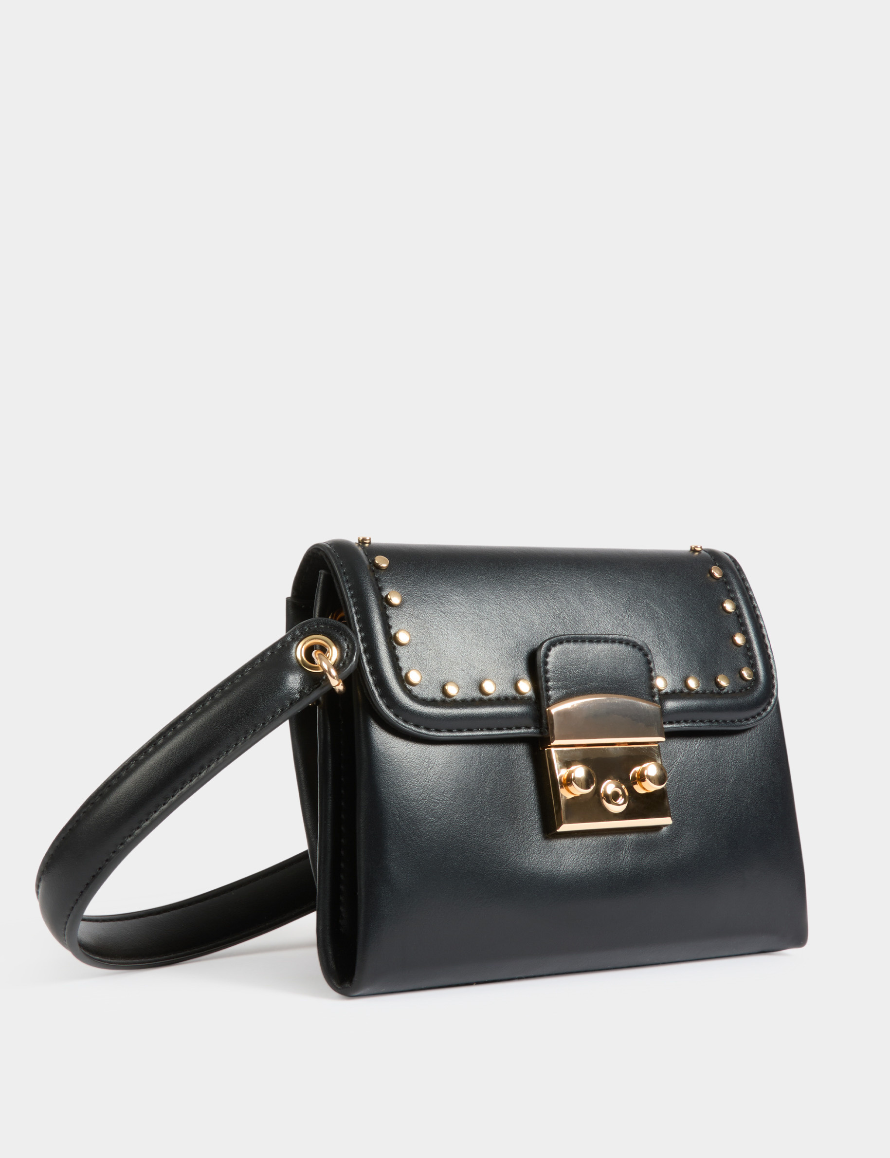 sac bandouliere a clous noir femme Sac bandoulière à clous noir femme