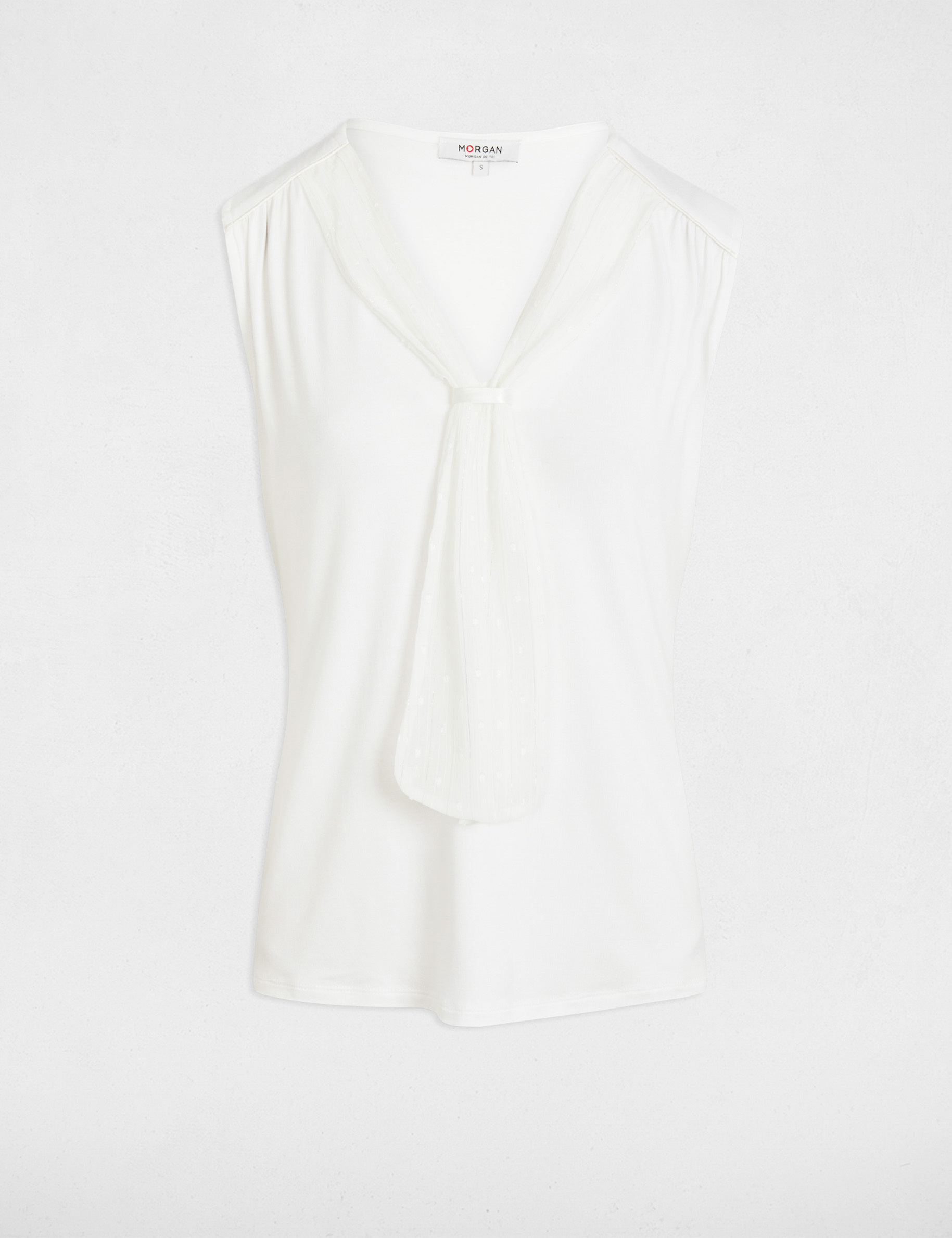 debardeur sans manches blanc femme Débardeur sans manches blanc femme