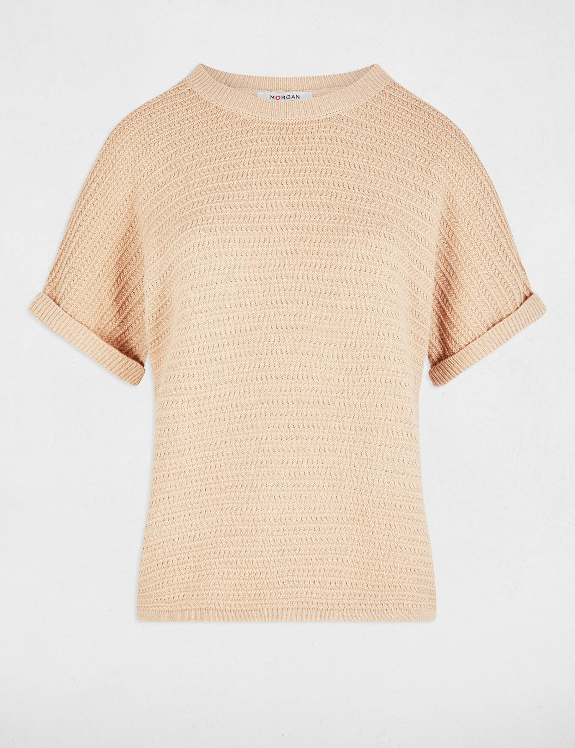 kurzarm pullover beige damen Kurzarm-Pullover beige damen