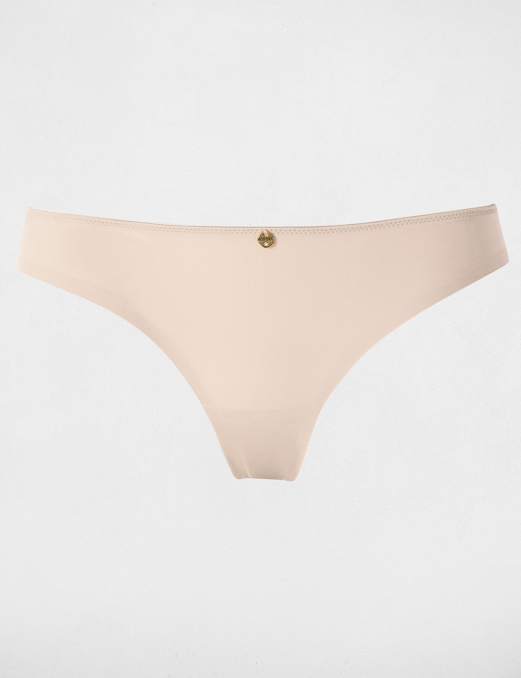 Tanga beige femme