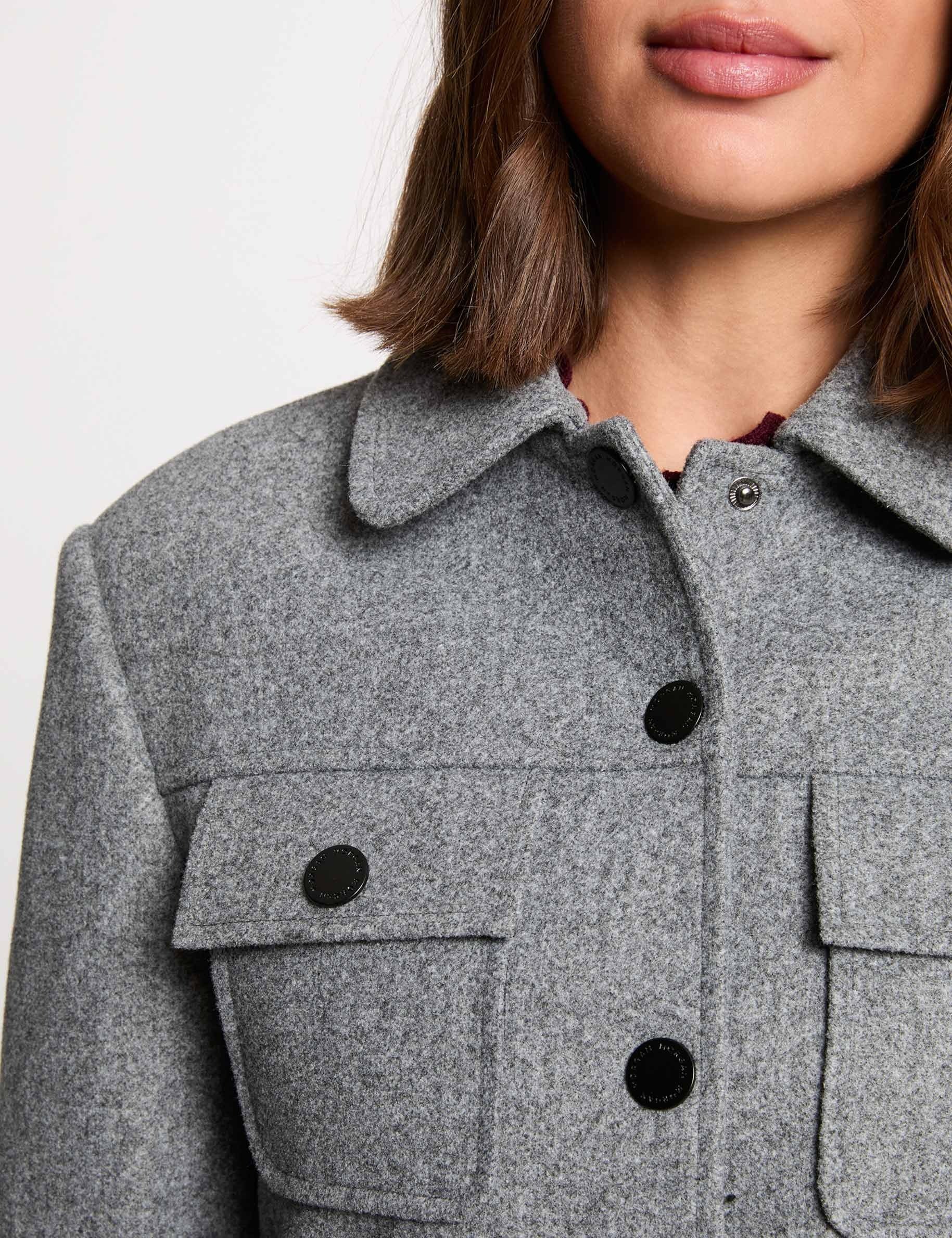 Veste ajust&eacute;e sans manches gris moyen femme