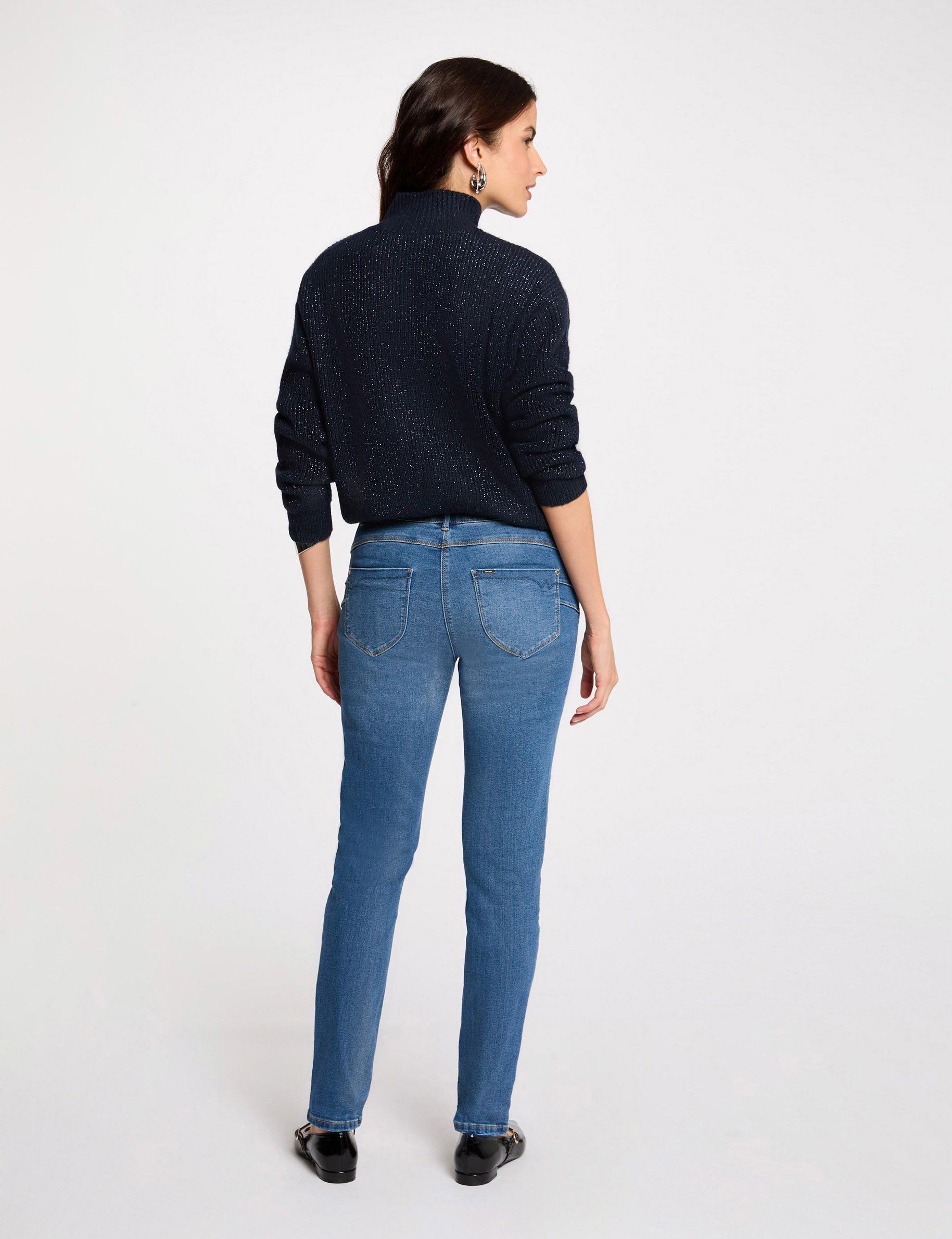 Slim Jeans in Standardgr&ouml;sse stone denim damen