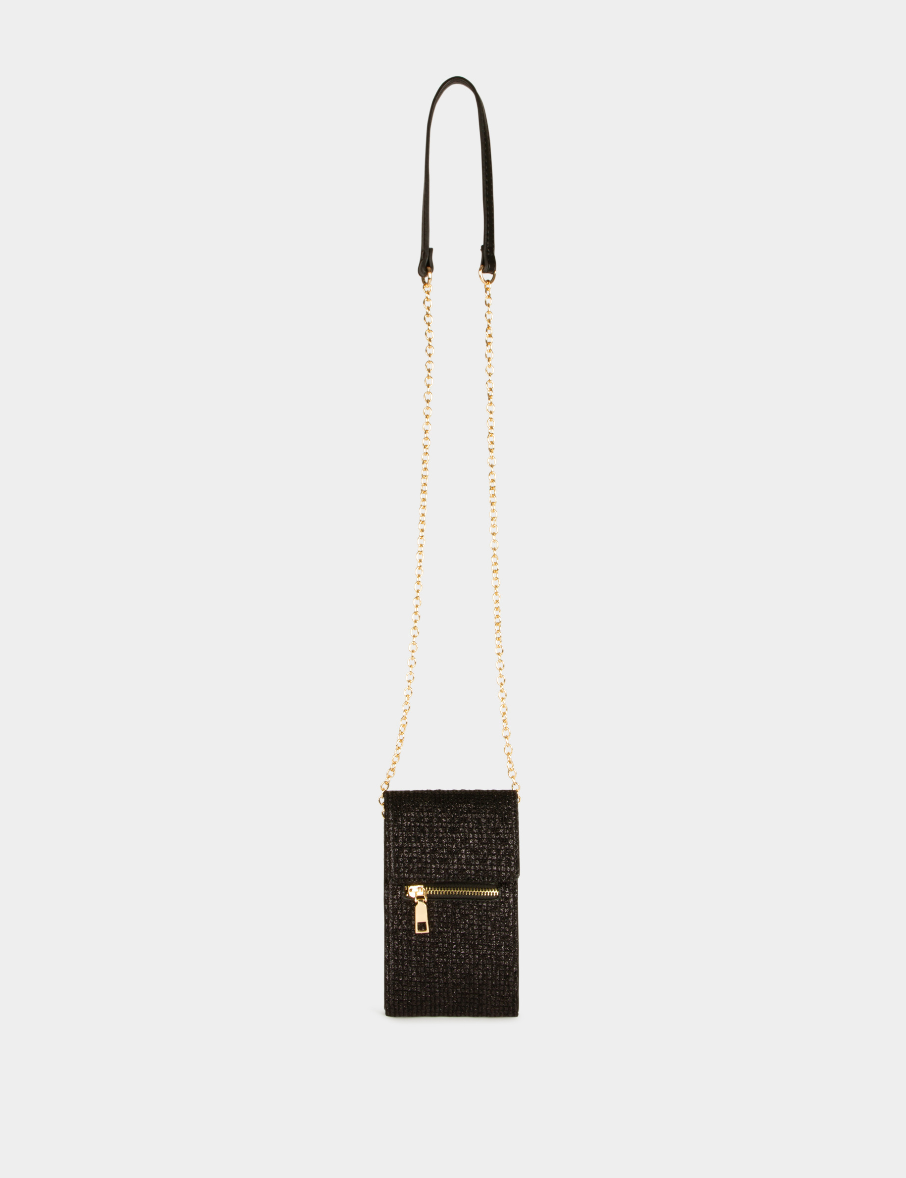 handytasche mit pailletten schwarz damen Handytasche mit Pailletten schwarz damen