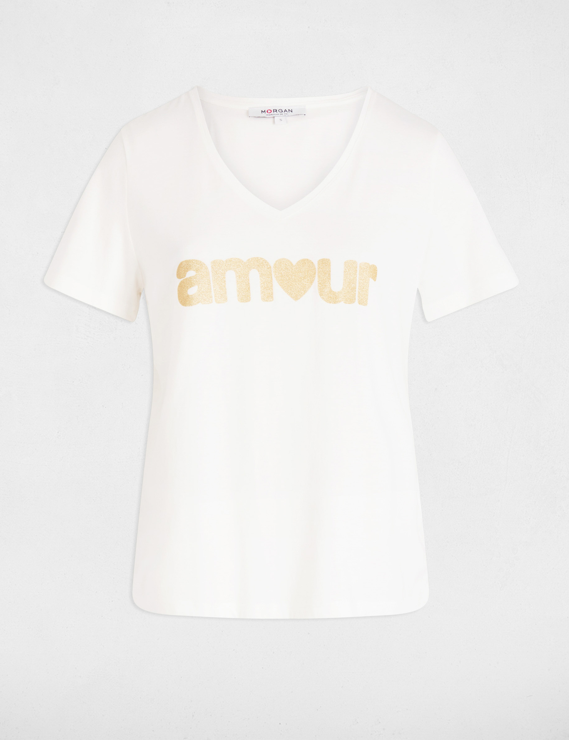 t shirt mit aufschrift weiss damen T-shirt mit Aufschrift weiss damen