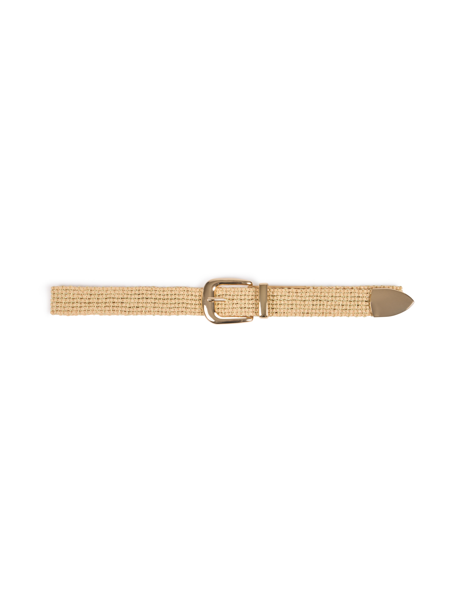 Geflochtener Gürtel beige damen