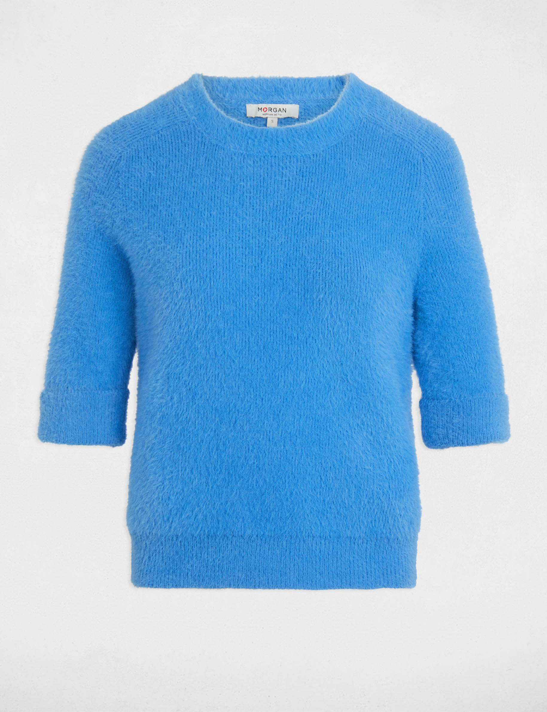 kurzarm pullover blau damen Kurzarm-Pullover blau damen