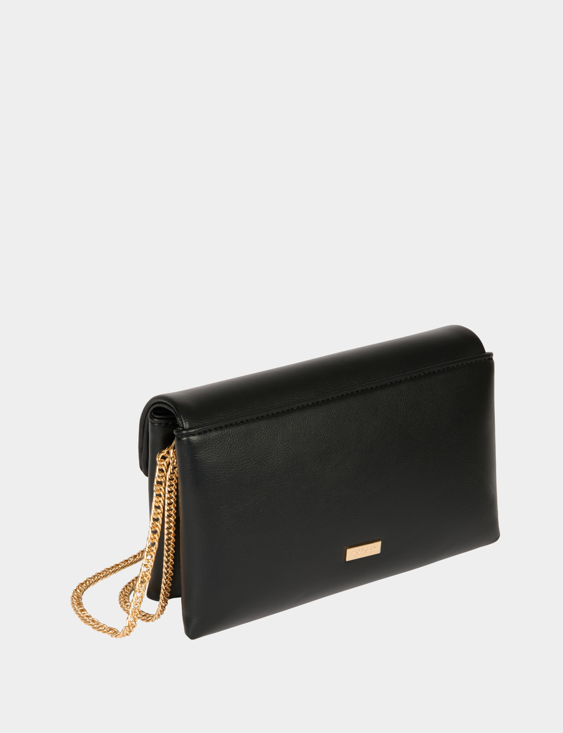 Sac bandouli&egrave;re similicuir noir femme
