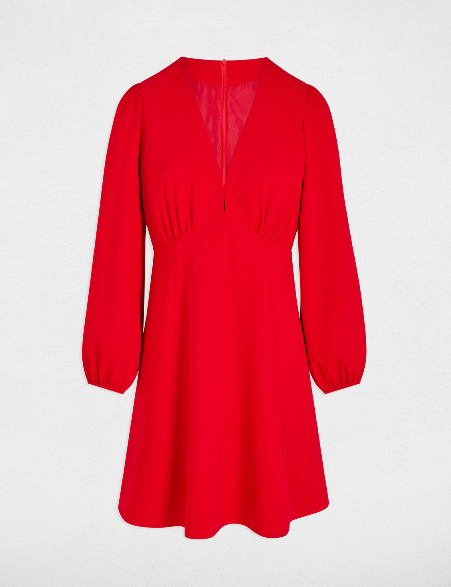 kurzes trapezformiges kleid rot damen Kurzes trapezförmiges Kleid rot damen