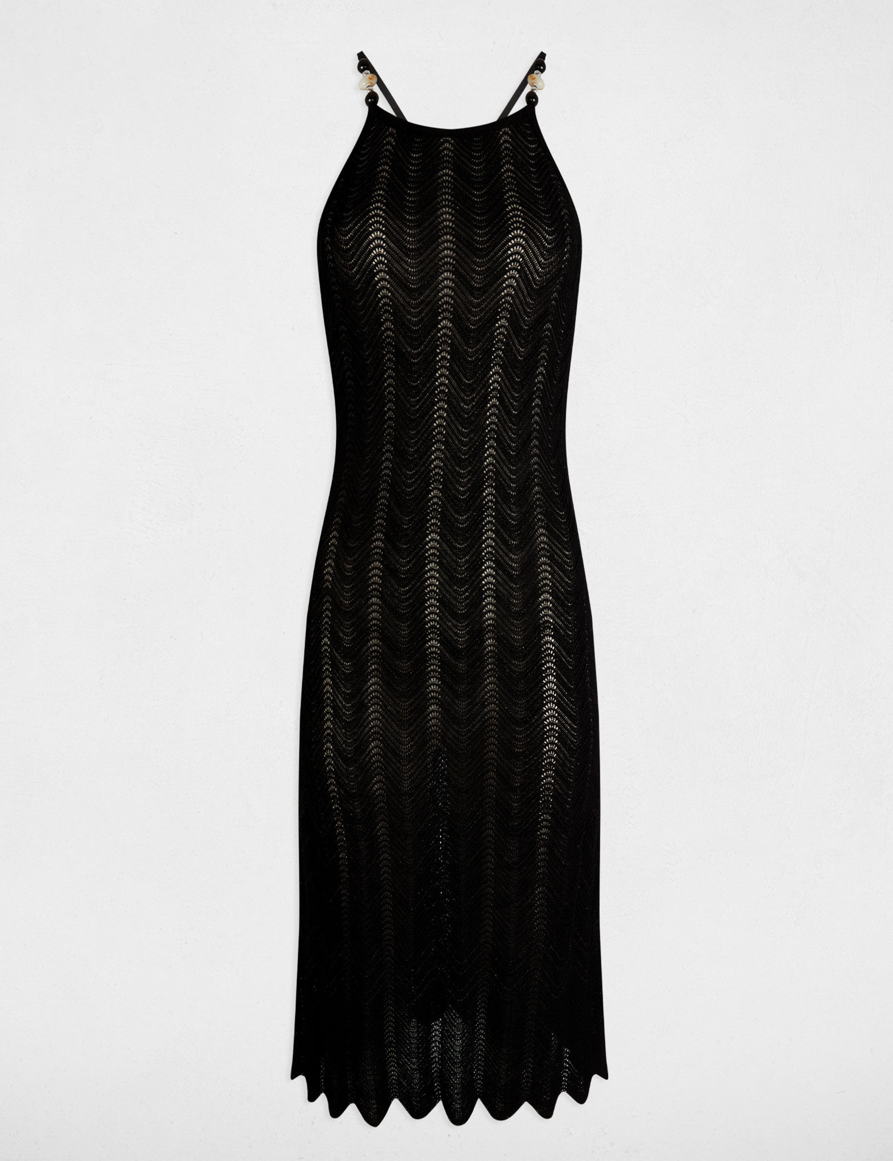 robe tricot ajustee noir femme Robe tricot ajustée noir femme