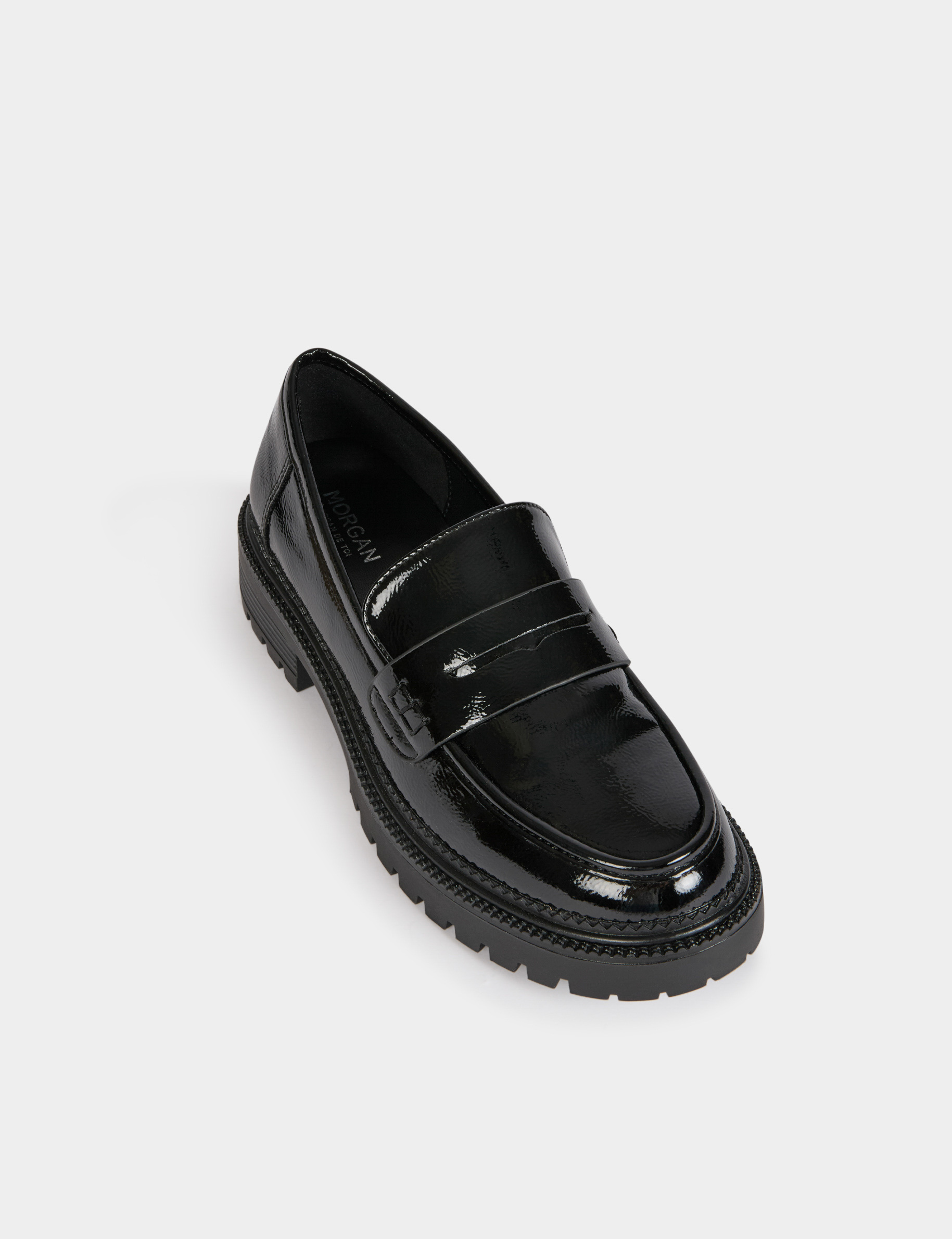 lack mokassins schwarz damen Lack-Mokassins schwarz damen